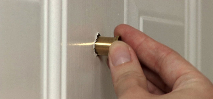 peephole door repair in Haines City