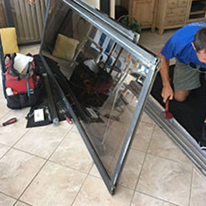 sliding glass door frame repair Haines City